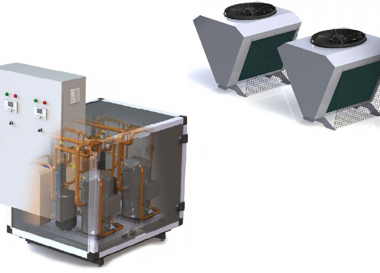 WAMAK AW HD EVI 65 °C | pompe à chaleur air-eau tertiaire